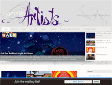 Tablet Screenshot of alamedaartists.com